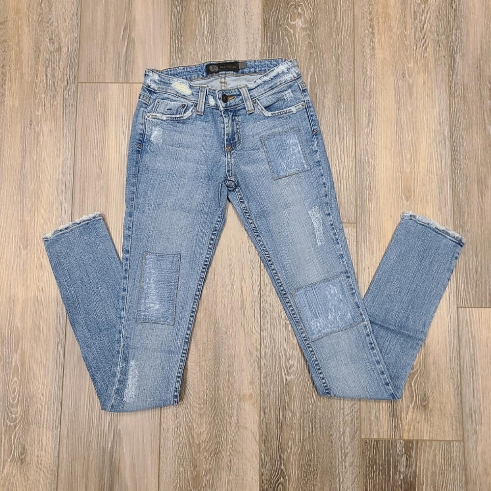 ❤️JET by John Eshaya Patchwork Skinny Jean❤️
